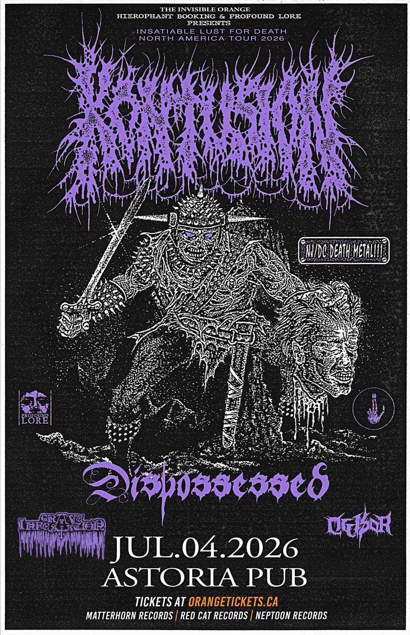 KONTUSION + DISPOSSESSED // GRAVE INFESTATION // OCCISOR 