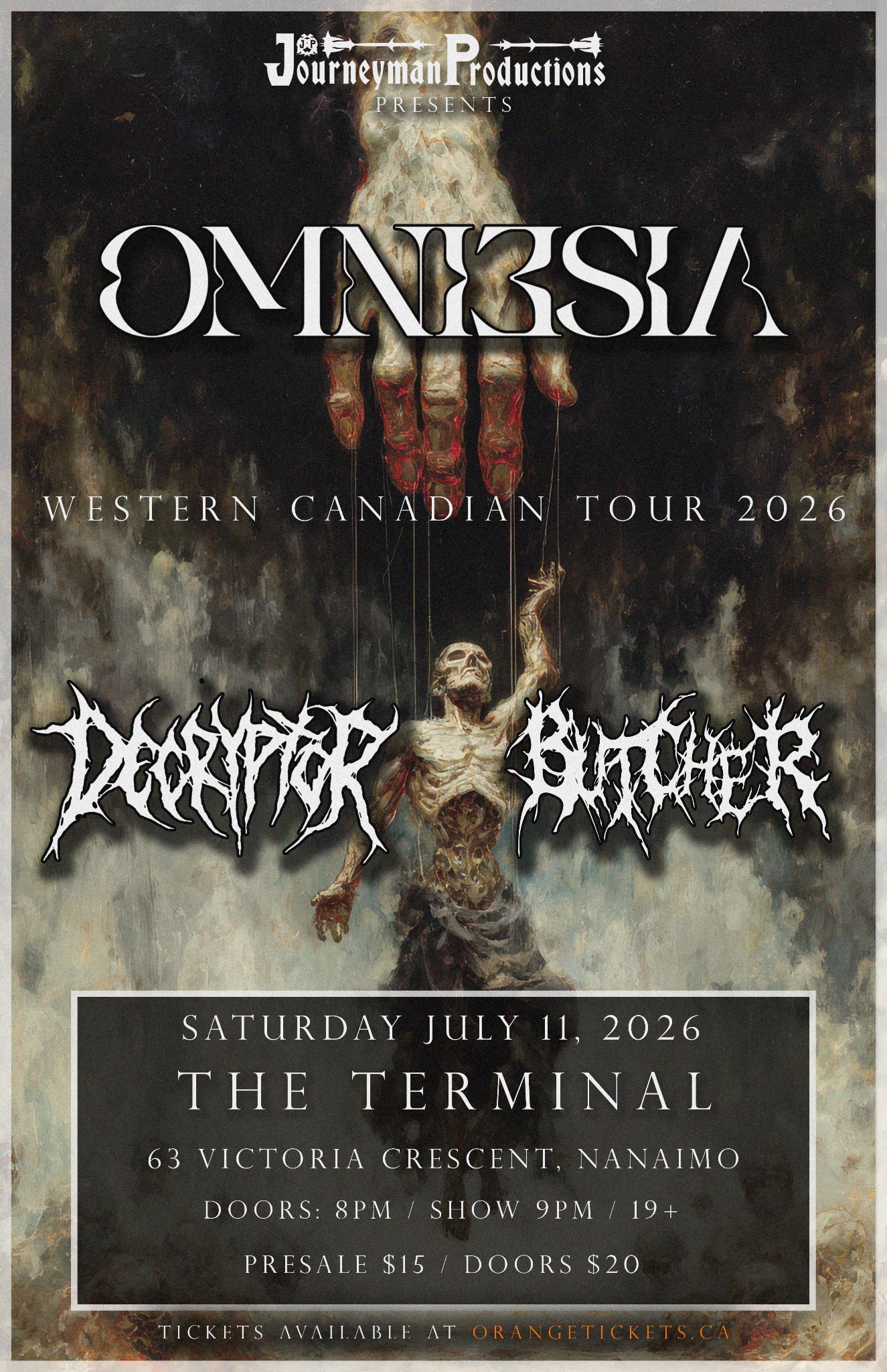 Omniesia / Decryptor / Butcher - NANAIMO